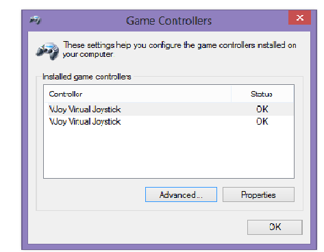 USB Game controllers in windows