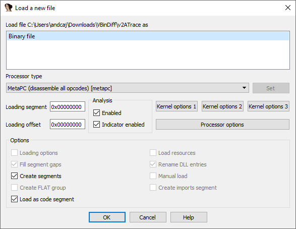 Opening the infringing executable with IdaPro