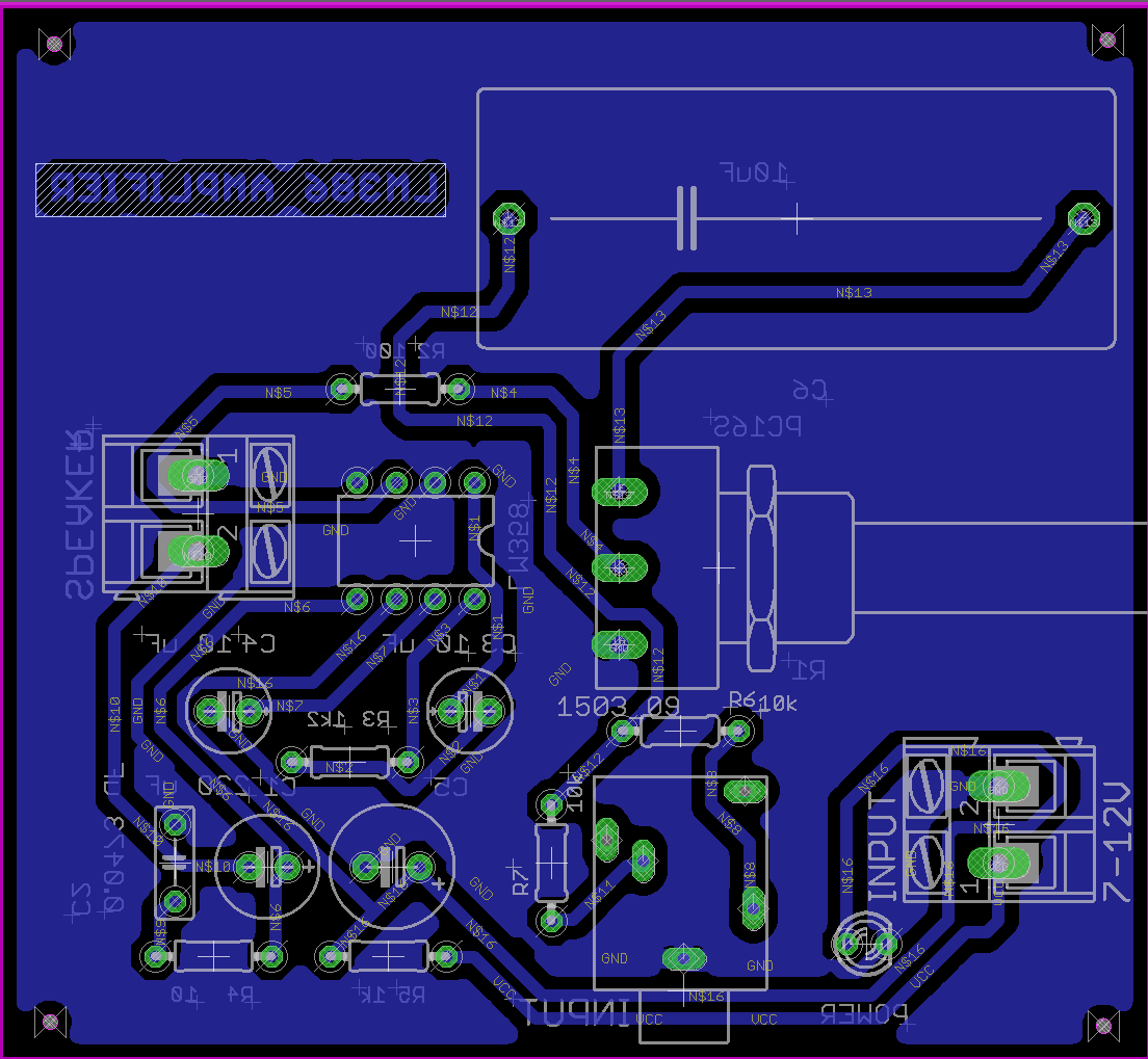 LM386 PCB DESIGN