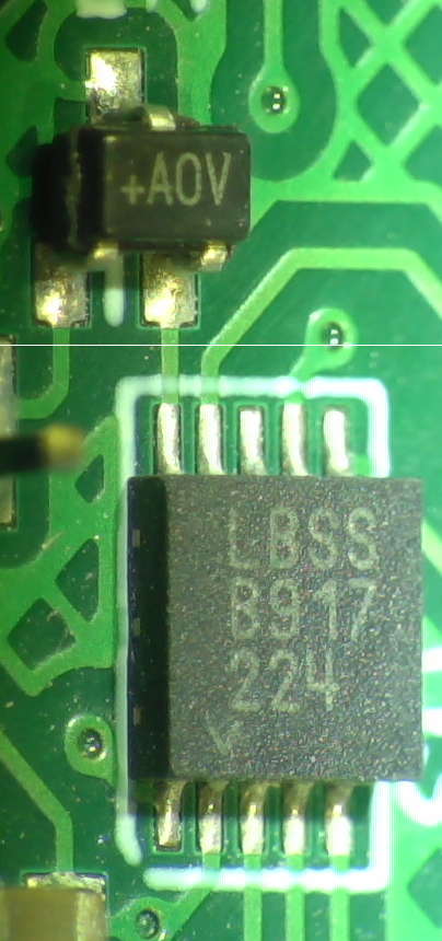 +A0V chip connected to LBSS chip