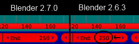 Number field alignment in Blender 2.70