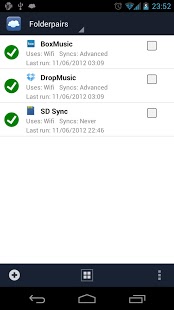 Folder Sync Lite - Folderpairs