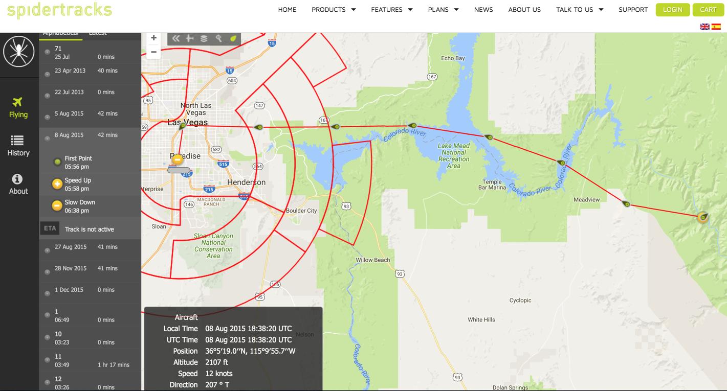 spidertracks tracking