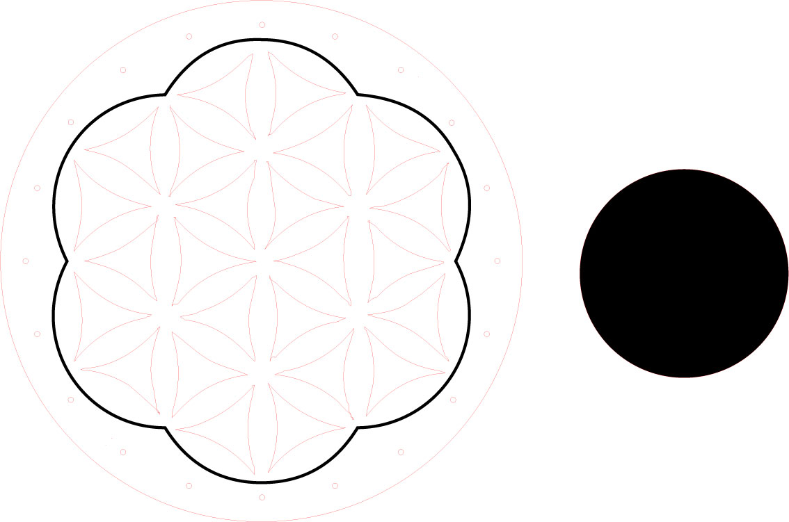 Flower of Life with center