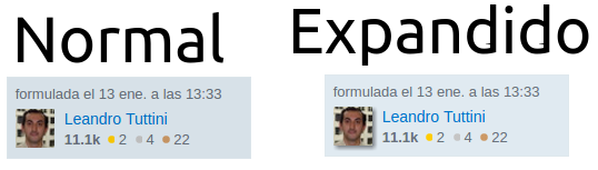 Imagen sombreada versus normal