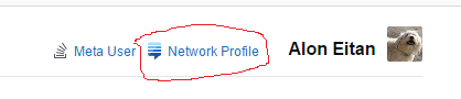 Network Profile link example