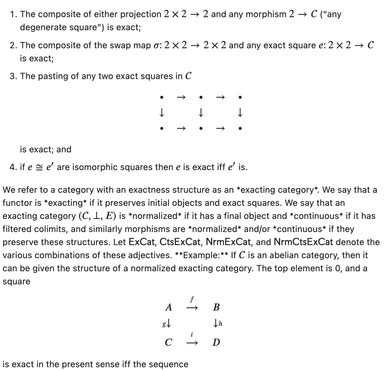 Example should be italicised