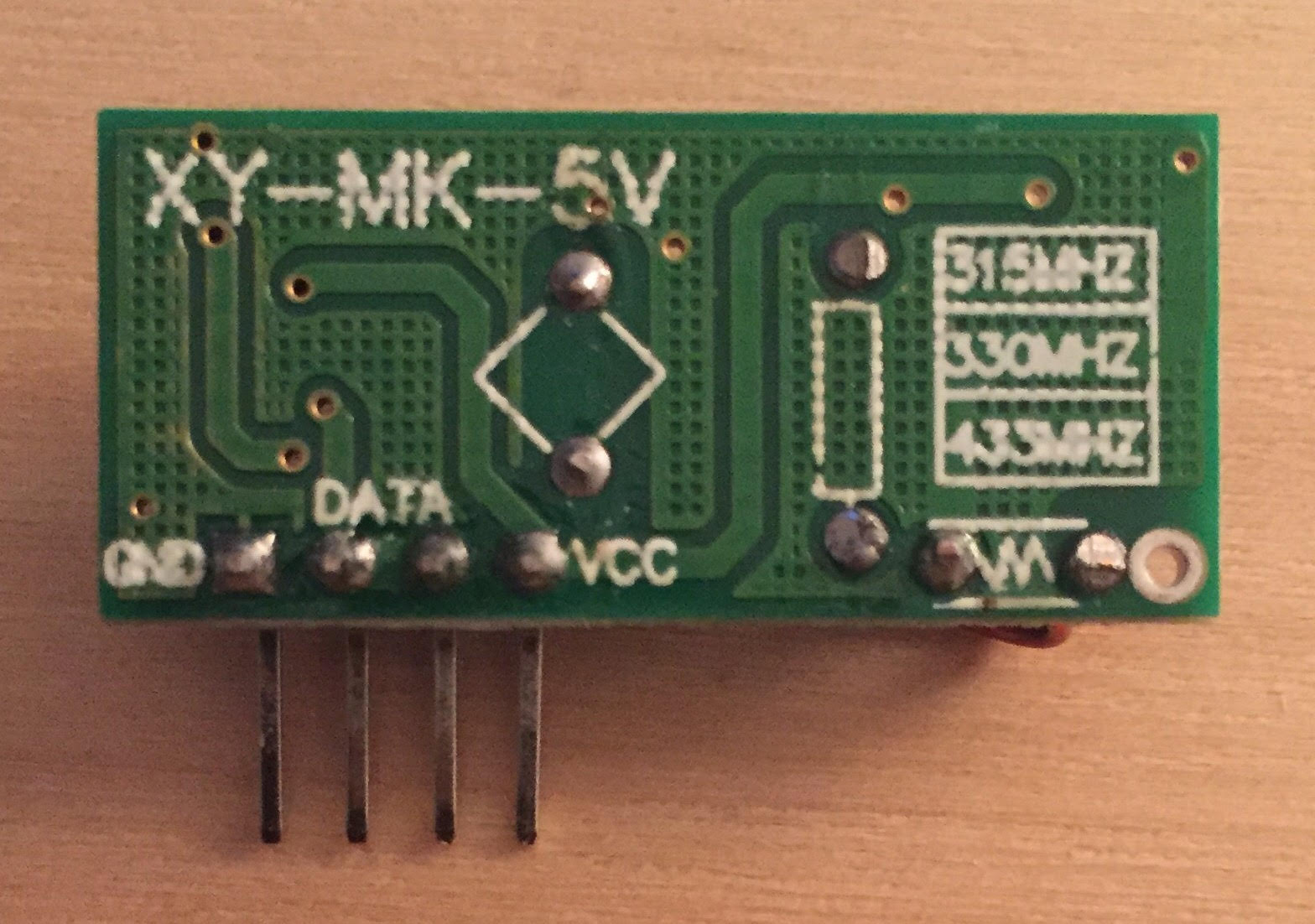 rf receiver back side