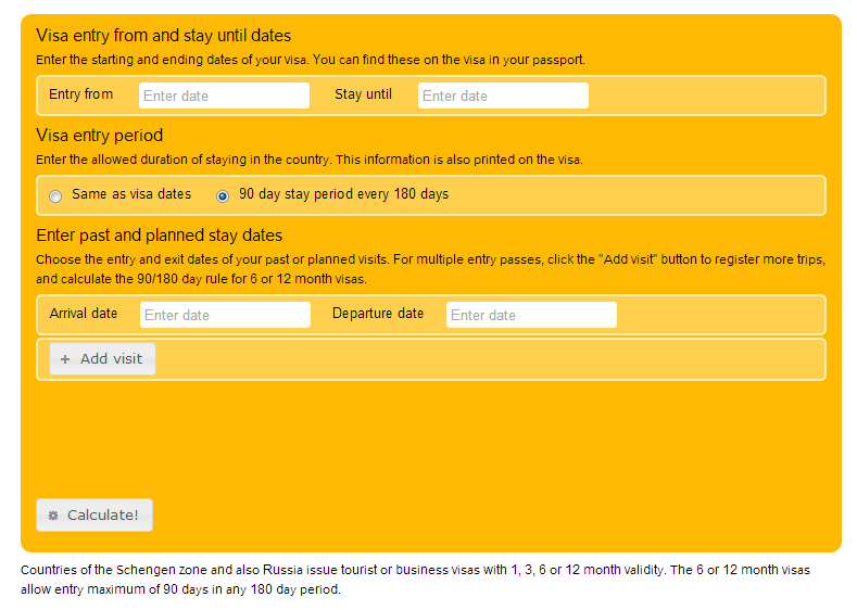 visacalc visa calculator