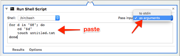 paste code