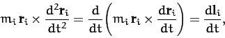 mass x displacement x second derivative of displacement over time = stuff