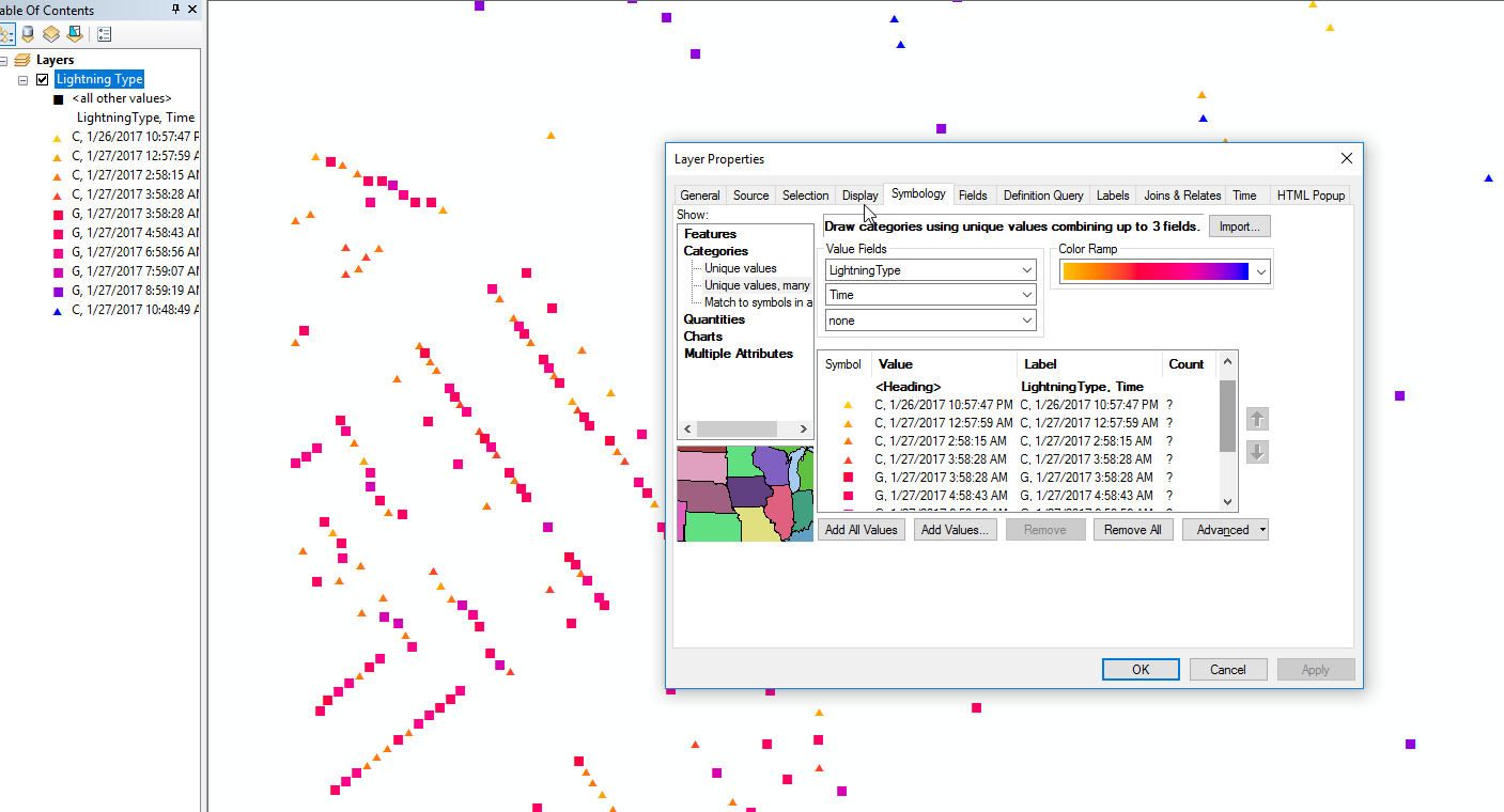 screenshot of symbology properties