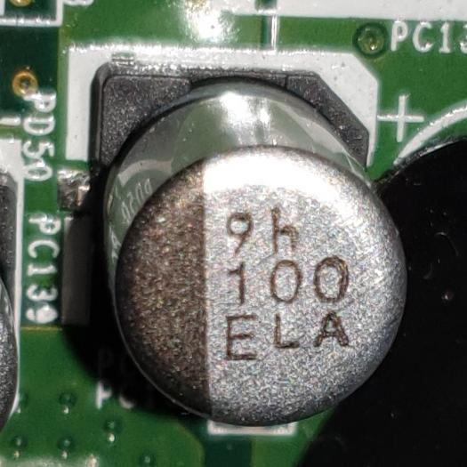 photo of SMD capacitor