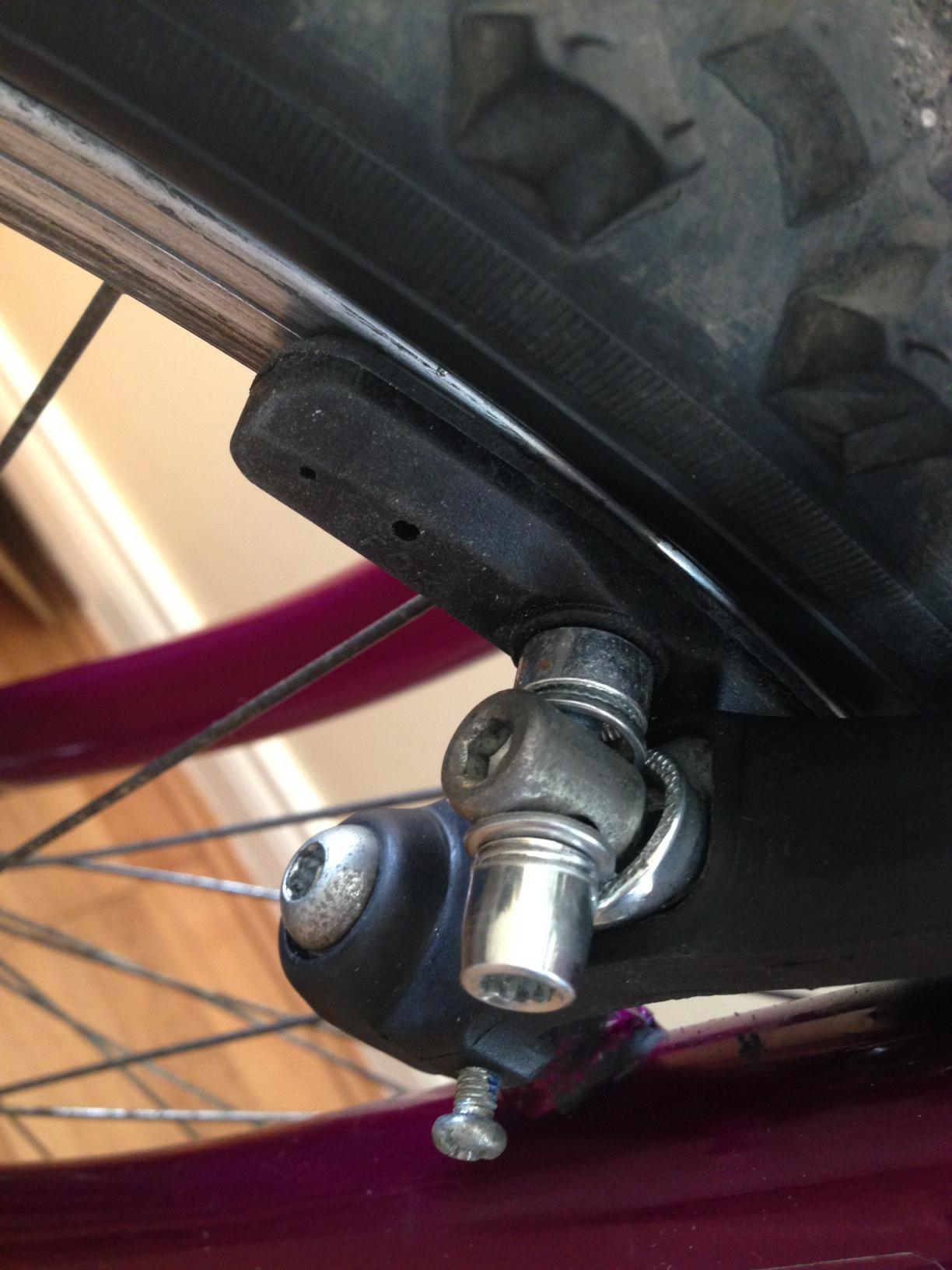 The New Brake With Bolts That's Short