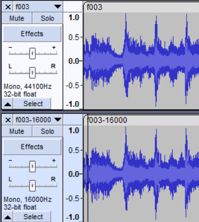 Audio resampling works