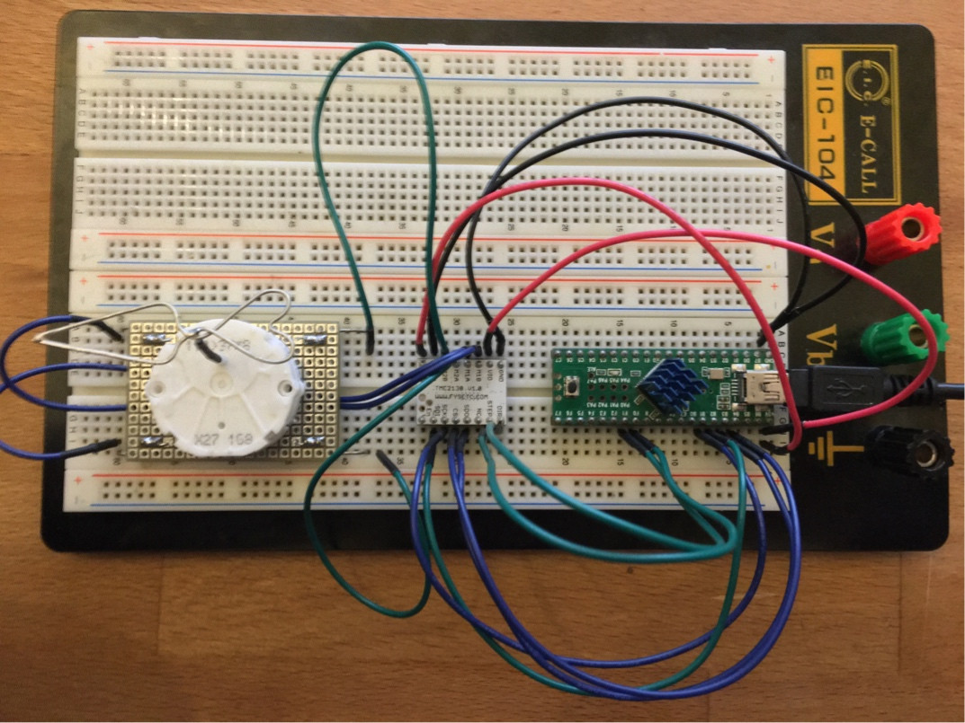 sketchy breadboard setup