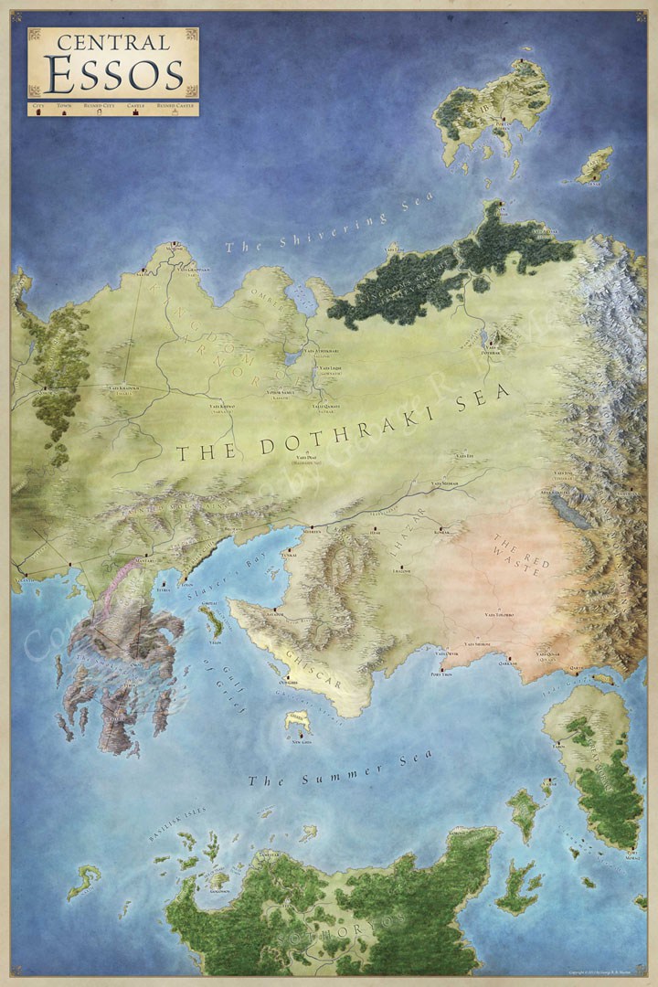 Central Essos map