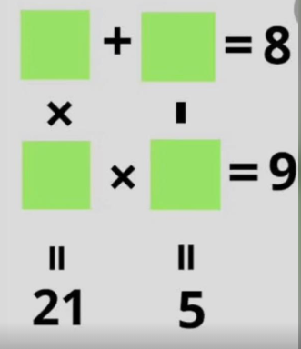 Calculation puzzle image