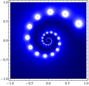 Glowy spiral