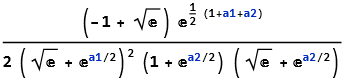 Integral for d=2