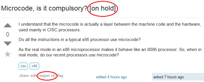 Microcode, is it compulsory? [on hold]   /   reopen(4)