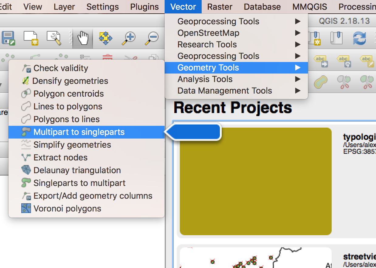 singlepart to multipart