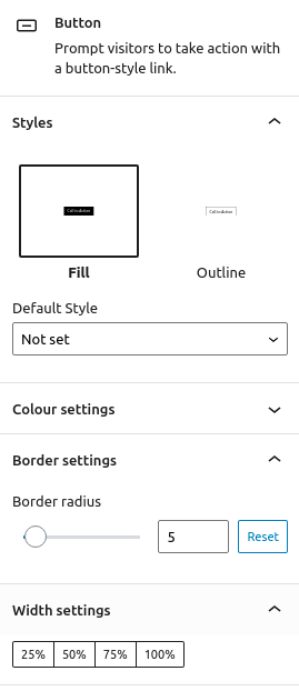 Right column settings