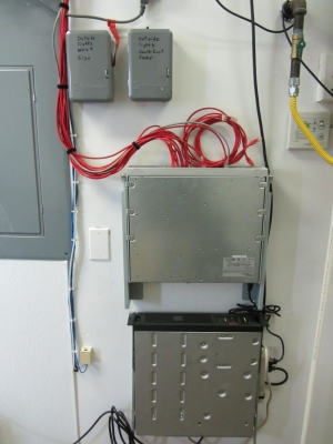 Flush Mounted Switch and UPS