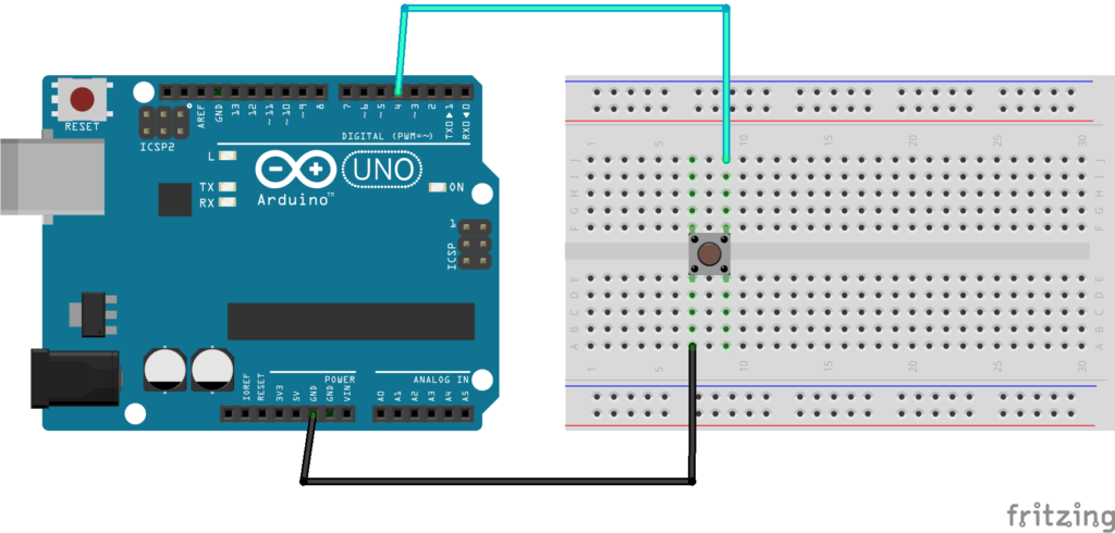 Conexión Arduino Pulsador