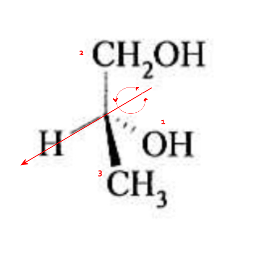 Annotated original image of propan-1,2-diol