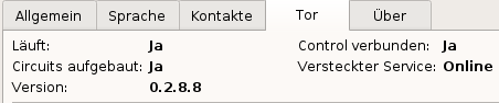 version 0.2.8.8 of Tor