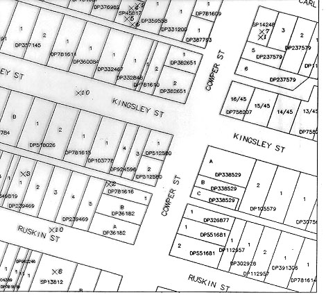 Cadastral map