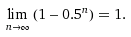 limit of the function