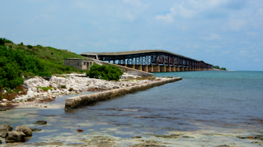 A bridge in the Florida Keys