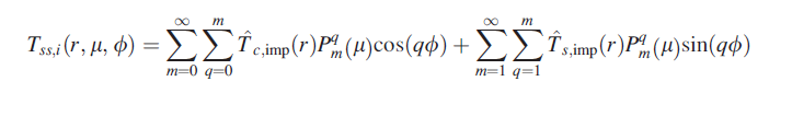 Steady state temperature distribution