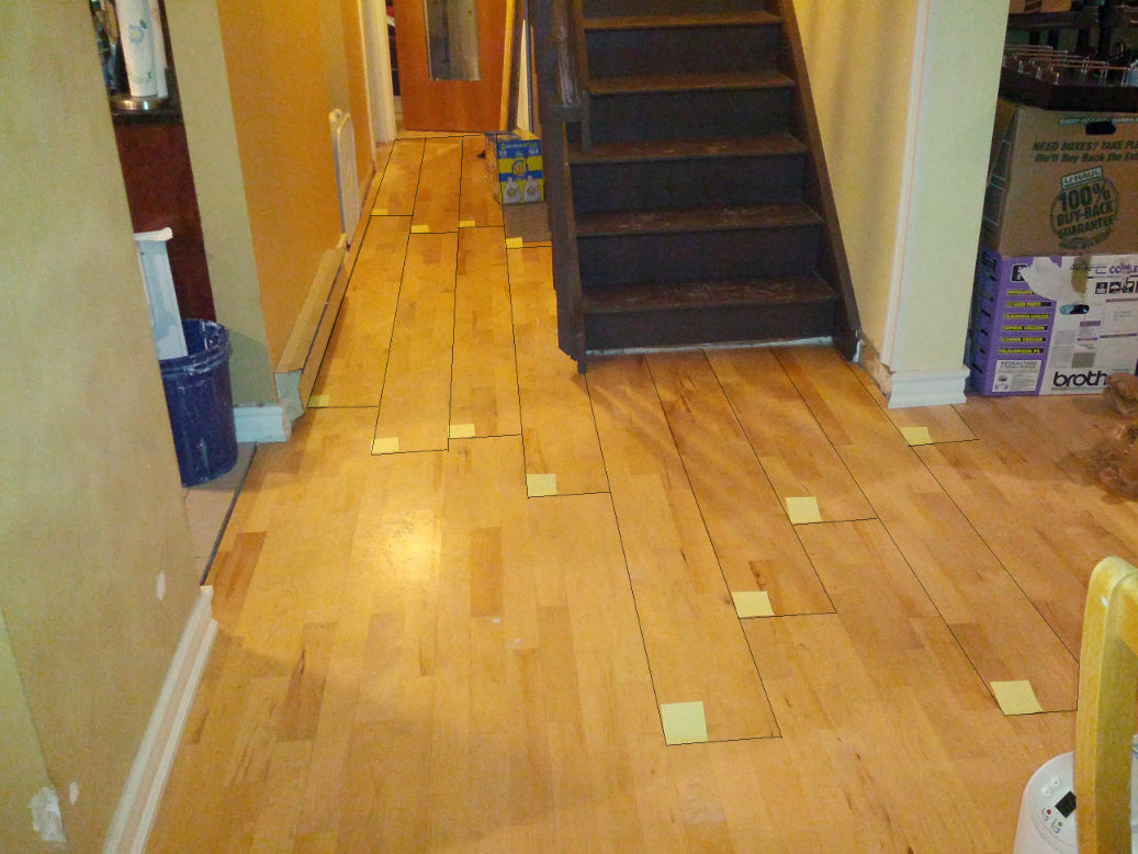 Photo of effected laminate