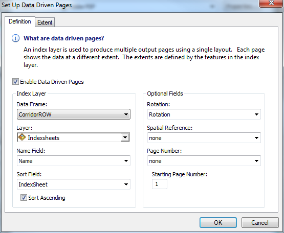 DDP Setup Settings