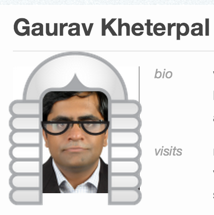 Presenting Gaurav Kheterpal - The Judge!