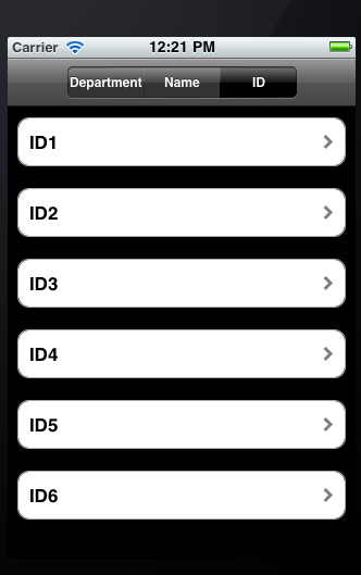 ID button selected