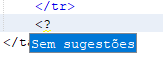 Como autocompletar esta tag?