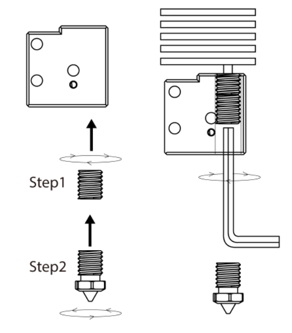 Volcano adapter bottom mounting