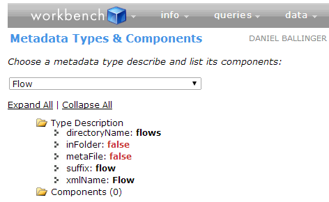 Flows in the Metadata API