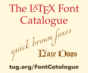 The LaTeX Font Catalogue