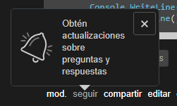 Obtener actualizaciones de preguntas y respuestas