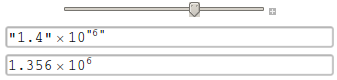 Output after sliding beyond 10^6