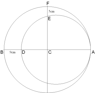 Crescent Moon Maths Question