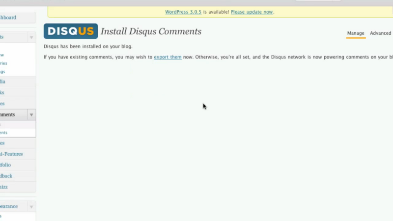 Disqus export comments