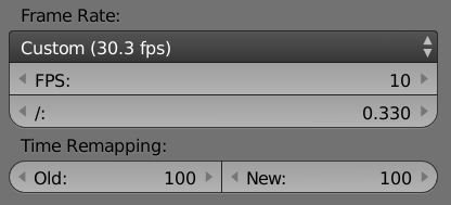 Project Custom Frame Rate