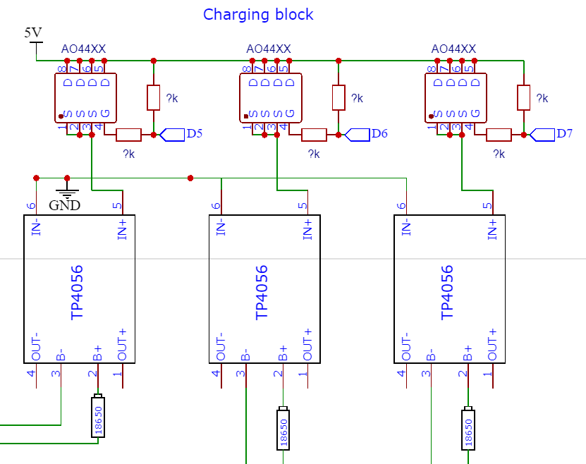 Charging block