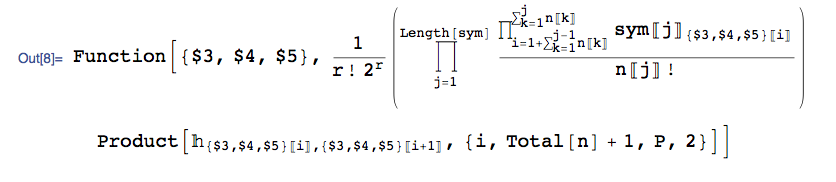 Output of <code>representative</code>